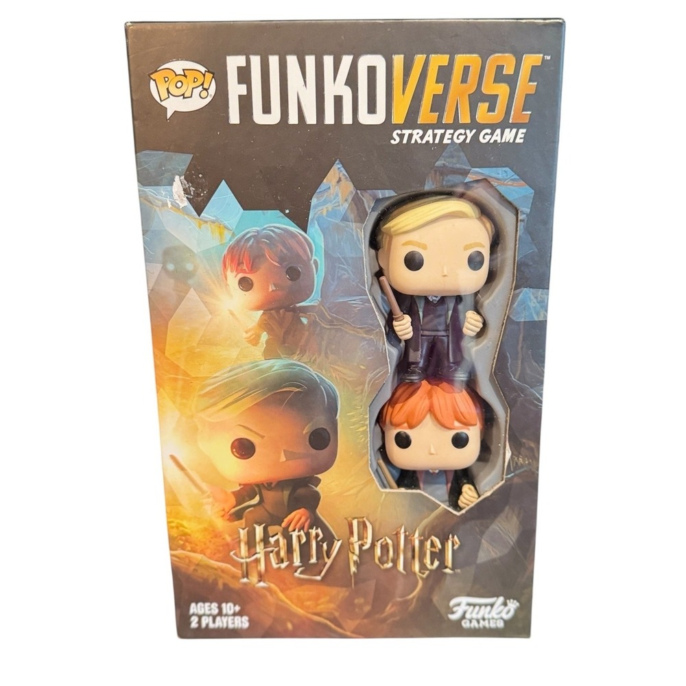 FunkoVerse Harry Potter Strategy Game 101 Draco Malfoy & Ron Weasley Figures